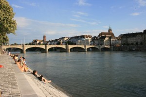 Rhine in Basel 2014, © Silvio Suter